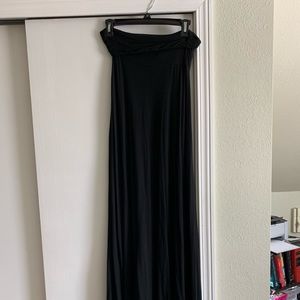 Black maxi skirt. Size small